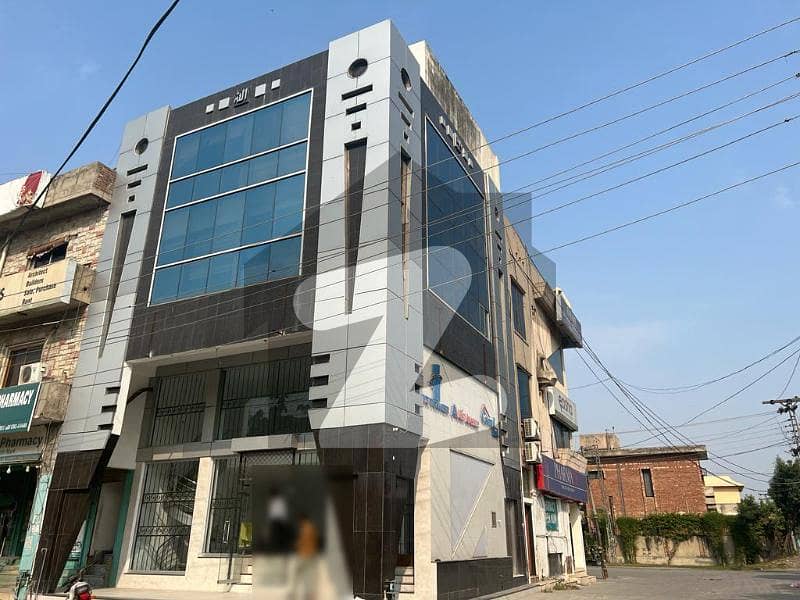 04 Marla Corner Commercial Building Main Ghazi Road For Sale Available.