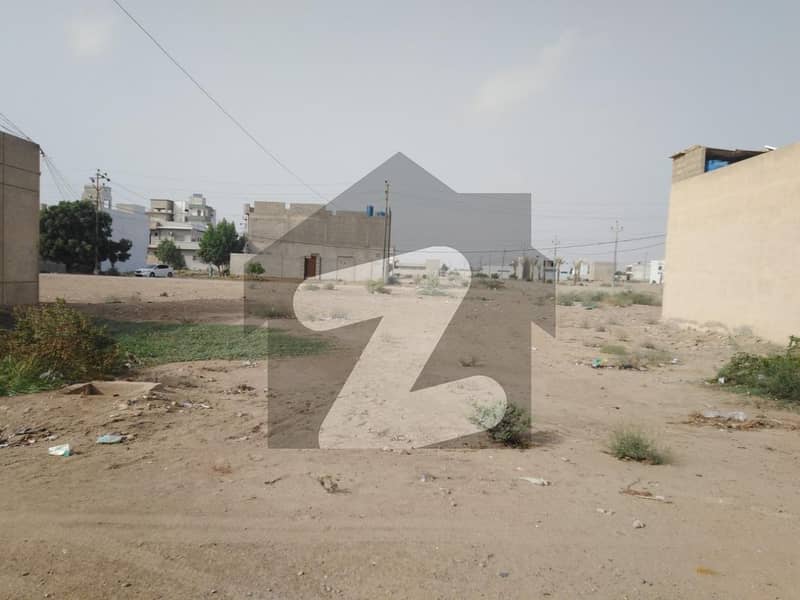Facing Park 300 Square Yards Commercial Plot In Karachi Is Available For sale