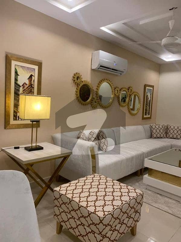 Bahria town phase 7 Mini commercial one bedroom furnish flat for sale 4th floor lift available demand 50lac.