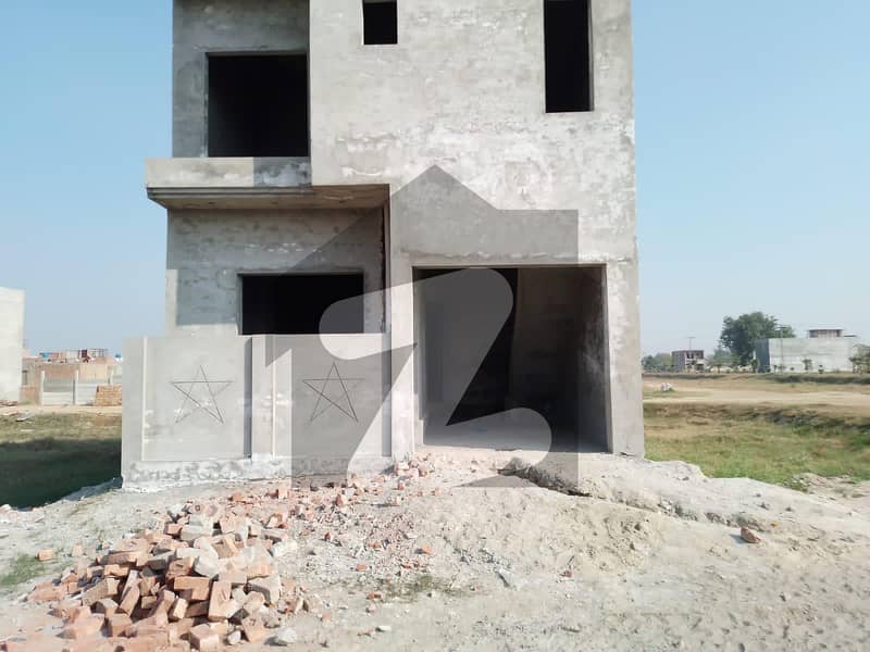 Well-constructed Grey Structure House Available For sale In Barki Road