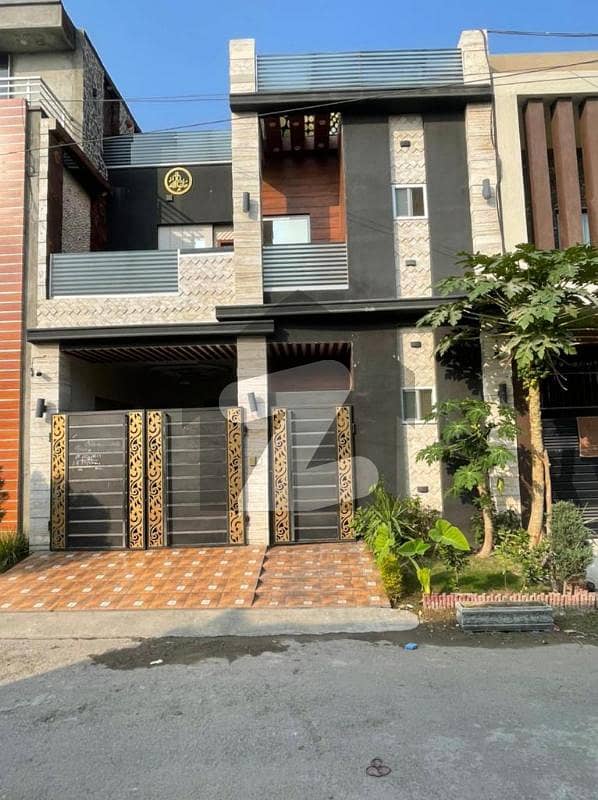 5 Marla Double Storey House For Sale In Al Ahmad Garden Housing Society Prime Location Full Furnished Total Wood Work