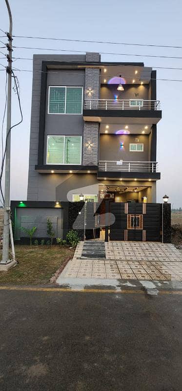 5 Marla Triple Storey Brand New Beautiful House For Sale