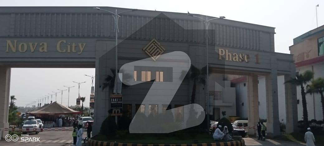 نووا سٹی پشاور میں 5 مرلہ رہائشی پلاٹ 27.5 لاکھ میں برائے فروخت۔