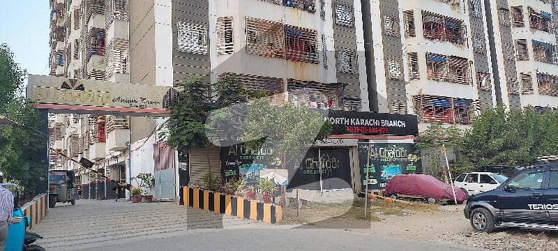 Flat For Sale Corner With Roof Terrace North Karachi Vip Sector 11-a