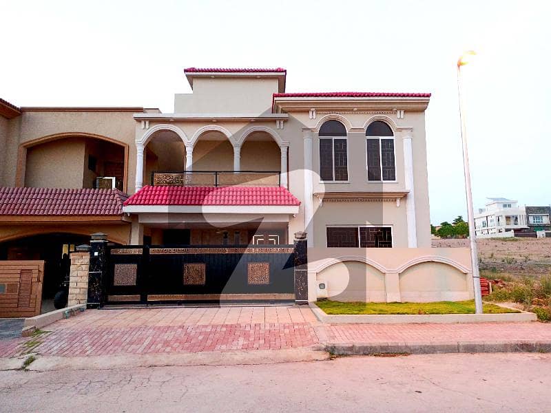 14 Marla Very Beautiful Brand New House With Lawn At Back Side At Bahria Phase 8