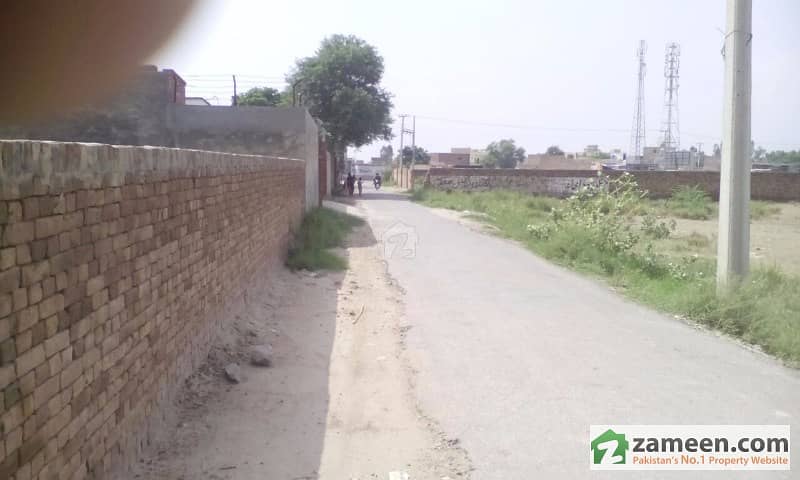 Corner And Main Road 21. 7 Corner Plot For Sale - Near To Askari By Pass To Build Home Or Investment