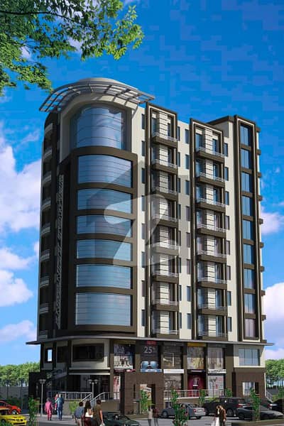 415.63 Square Feet 1 Bed Apartment Hot Location In Infiniti Tower Murree Road.