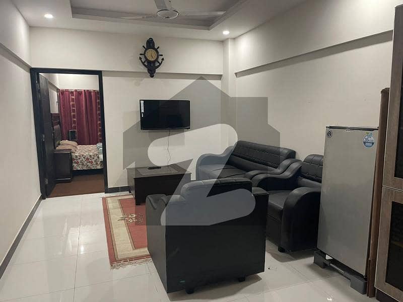 E-11 Main Margalla Road Capital Residencia One Bedroom Fully Furnished For Rent