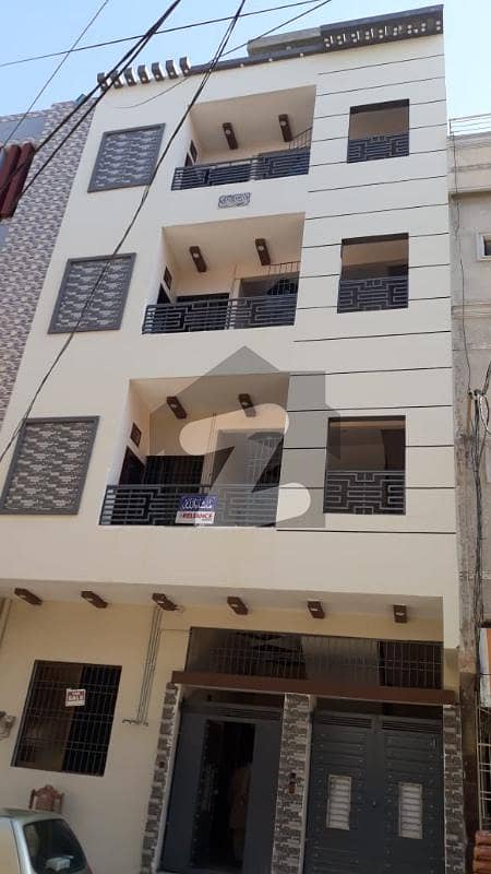 Brand New 2nd Floor With Roof Flat Available For Sale In Gulshan E Maymar, Hadiabad Society, Scheme 33
