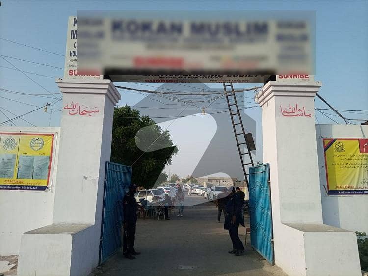 Plot For Sell - Kokan Muslim Society - 400 SQ yards - Old File