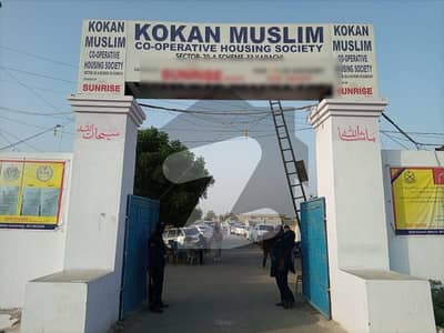 Plot For Sell - Kokan Muslim Society - 240 SQ yards - West Open - Old File