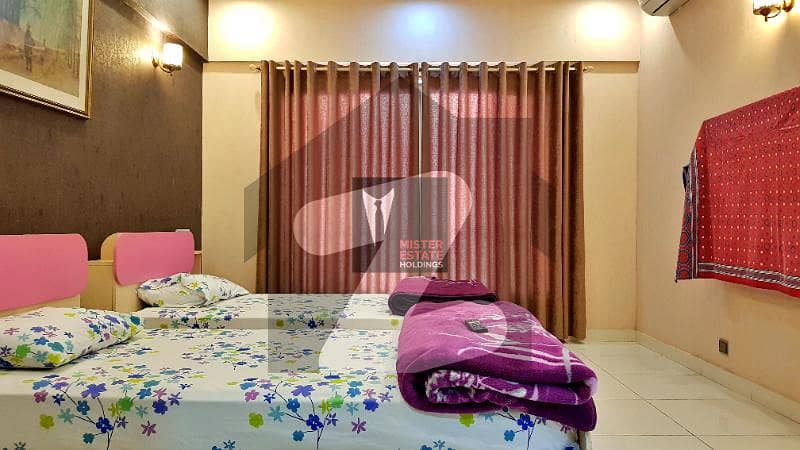 Furnished 4 Beds Apartment With Maid Room In Saima Twin Tower Having Furniture, Ac, Fridge, Microwave, Etc.