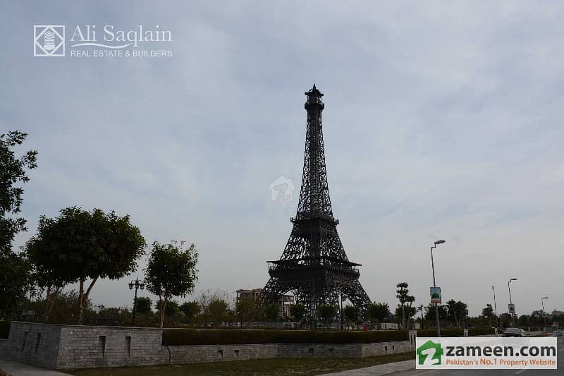 Eiffel Tower Park View Commercial Plot 3 Sides Open Corner Bahria Town