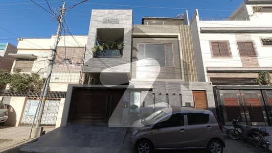 200 Square Yard Double Storey House Is Available For Sale In Gulberg Block 17 Near HBL Bank Karachi
