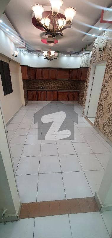 Nazimabad No. 4 New 3 Bedroom Drawing Lounge Flat Available For Rent