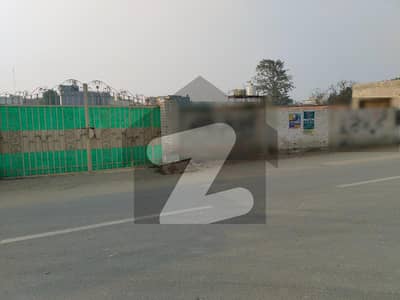 4 Kanal Boundary Wall Commercial Plot Opp Al Hafeez Garden Ph 5 Near Main Canal Road Lahore.