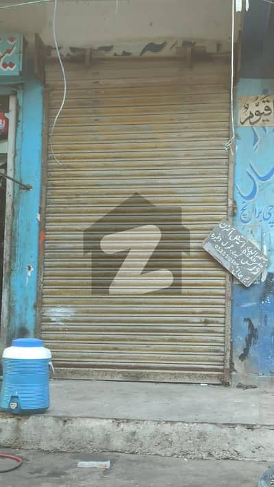 A Shop Is Available For Sale Prime Location For Any Commercial Use With 1 Washroom 7 Ft By 18 Ft Facing 200 Ft Main Road 7 Ft Open Area