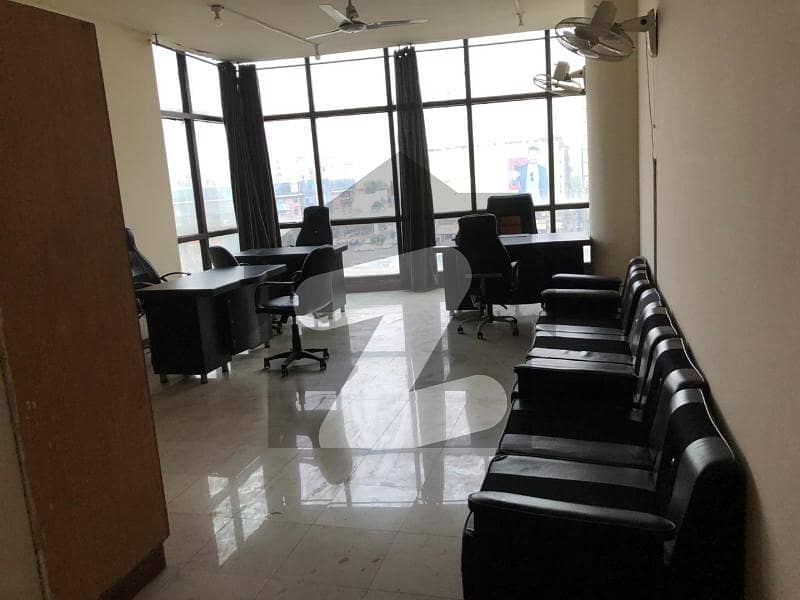 Semi Furnished 460 Sqft Commercial Office In Plaza In Gulberg Liberty Round About Original Pictures Attached