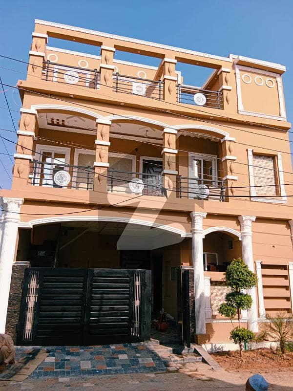 6 Marla Double Storey Cornor House For Sale In Al Ahmad Garden Housing Society Prime Location
