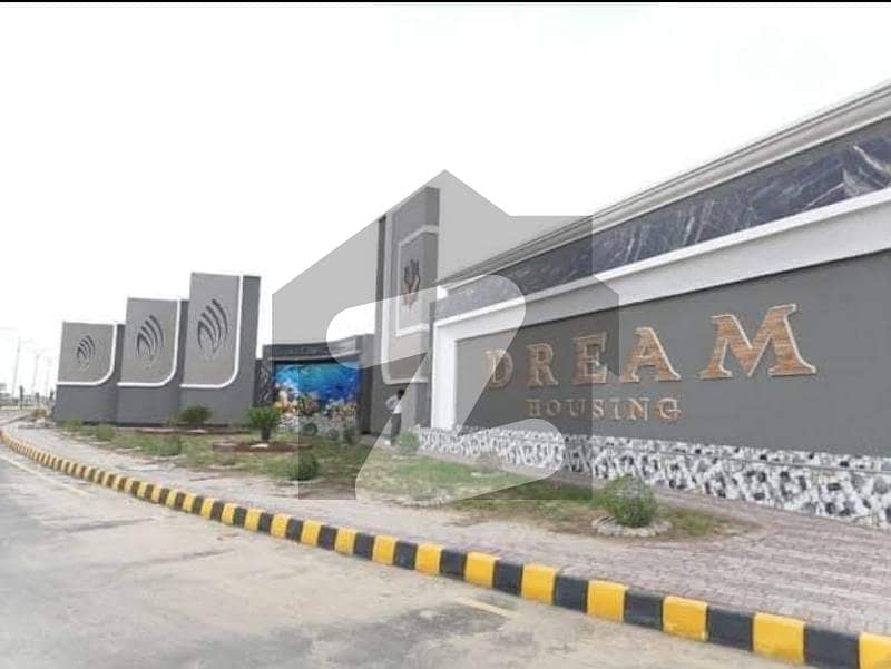 On-Ground 3 Marla Residential Plot File Available on easy Installments in Tipu Block Dream Housing Society Lahore