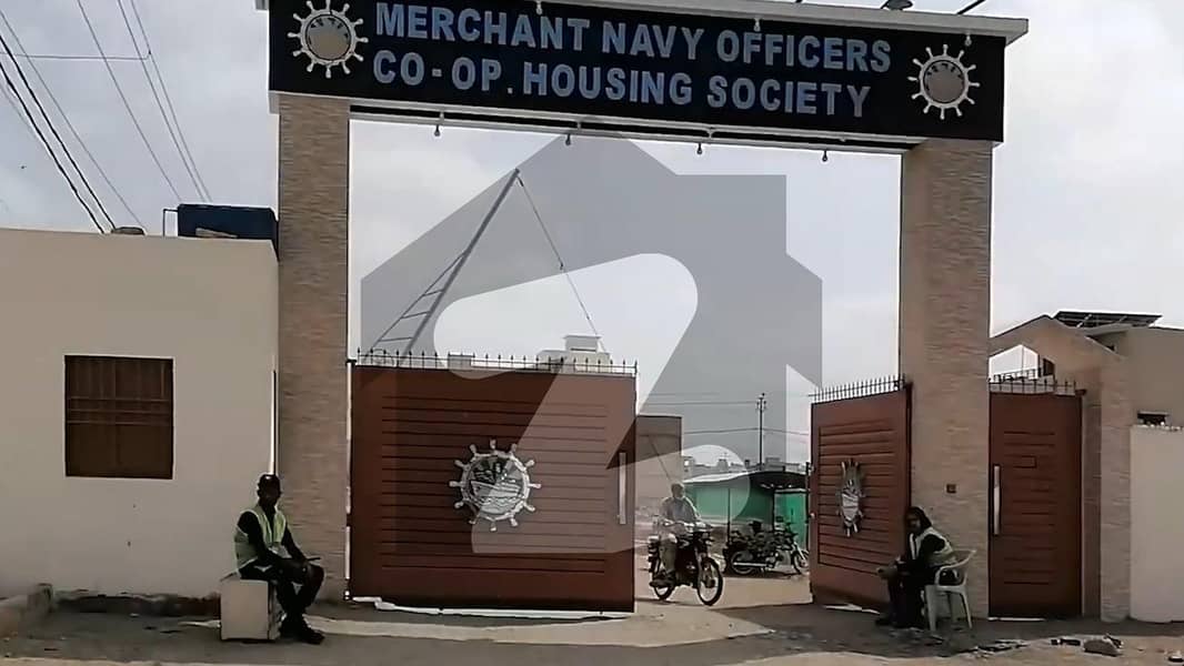 Corner Pakistan Merchant Navy Society Residential Plot For sale Sized 460 Square Yards