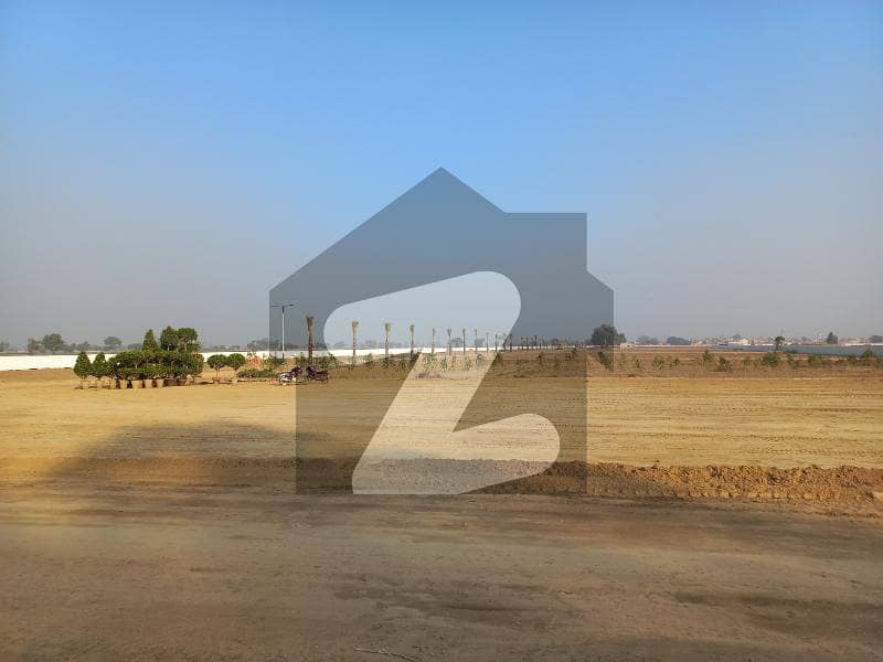 Facing Canal Wonderful Offer Alpine Farm House Plot 60 Feet Wide Road , Per Kanal 60 Lac Available , With Family Oriented Environment