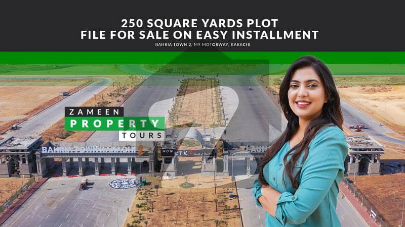 250 Square Yards Plot File For Sale On Easy Installment In Bahria Town Karachi 2