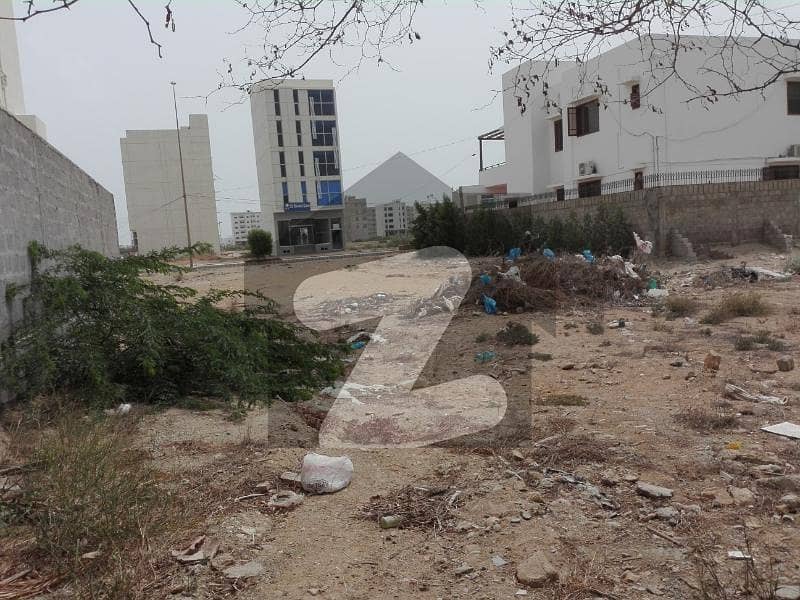 BUSINESS STREET CORNER 1000 YARDS Commercial Plot AVAILABLE For Sale IN DHA