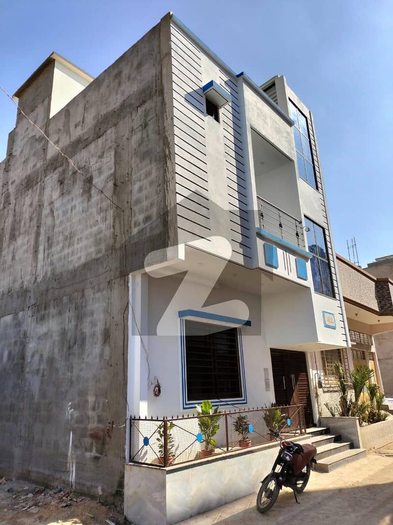 الامین سوسائٹی ملیر کراچی میں 4 کمروں کا 3 مرلہ مکان 1.45 کروڑ میں برائے فروخت۔