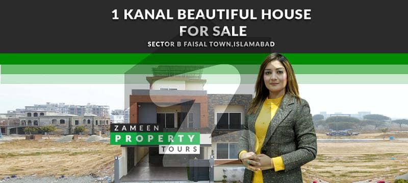 1 Kanal Stunning Smart House For Sale In Faisal Town F-18 Islamabad
