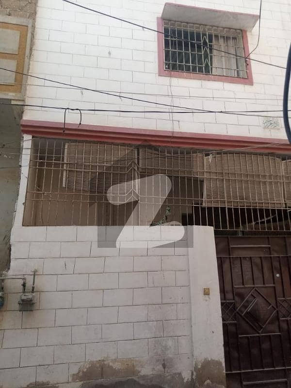 100 Sqy Double Storey House For Sale In Hasan Mujtaba Town Near Shamsi Hospital And Malir Halt