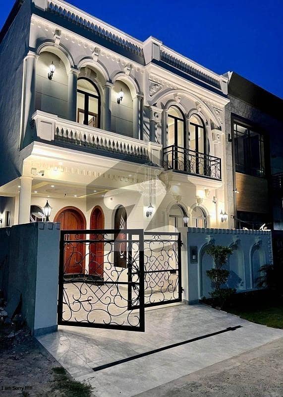 5 Marla Brand New Royal Design Top Furnished House For Sale Prime Location 50 Ft Road Of Dha 9 Town