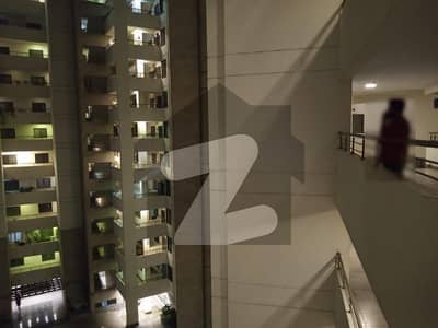 Brand New Flat for Rent In Gulistan E Jauhar Block 16A Goldline Residency 3 side Corner, 6th floor Road Facing 2lifts