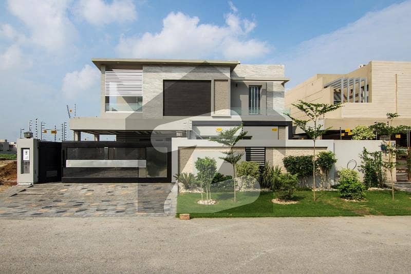 One Kanal Brand New Modern Design House Available For Sale In Dha Top Location