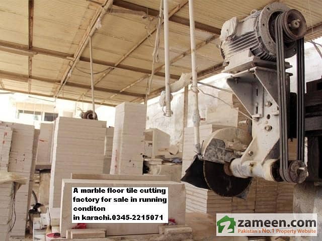 New And Runing Marble Cutting Plant (Factory) For Sale