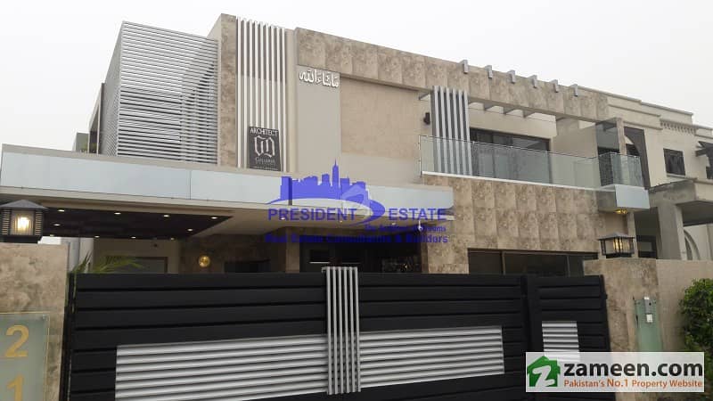 PRESIDENT,s 1 KANAL FACING PARK GALLERIA DESIGN BRAND NEW BUNGALOW NEAR JALAL SONs PHASE V DHA DEFENCE LAHORE FOR SALE