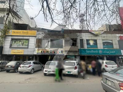 1 Kanal Double Story Plaza In Karim Block Market Facing Wahdat Road, Lahore.