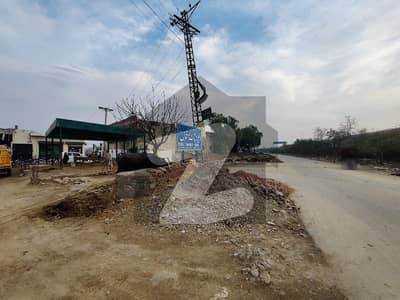 commercial plot on service road of ring road near DHA office phase 6