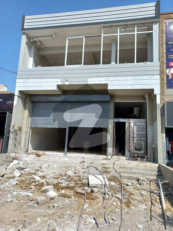 Main Road Facing Shop For Rent In Gulistan-e-jauhar 5 Near City Tower