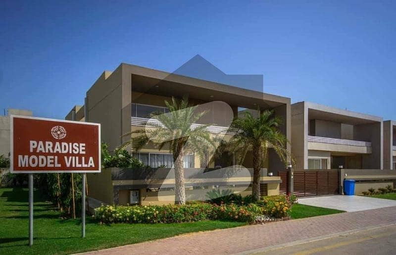 Bahria Paradise Karachi offers 500 square yard Luxury Villas with approx. 4500 square feet covered area including servant quarter within a boundary wall in a gated community.