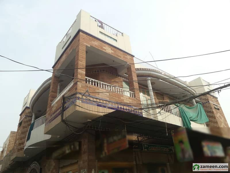 Double Storey Beautiful Corner Commercial Building For Sale At Khan Colony Road Okara