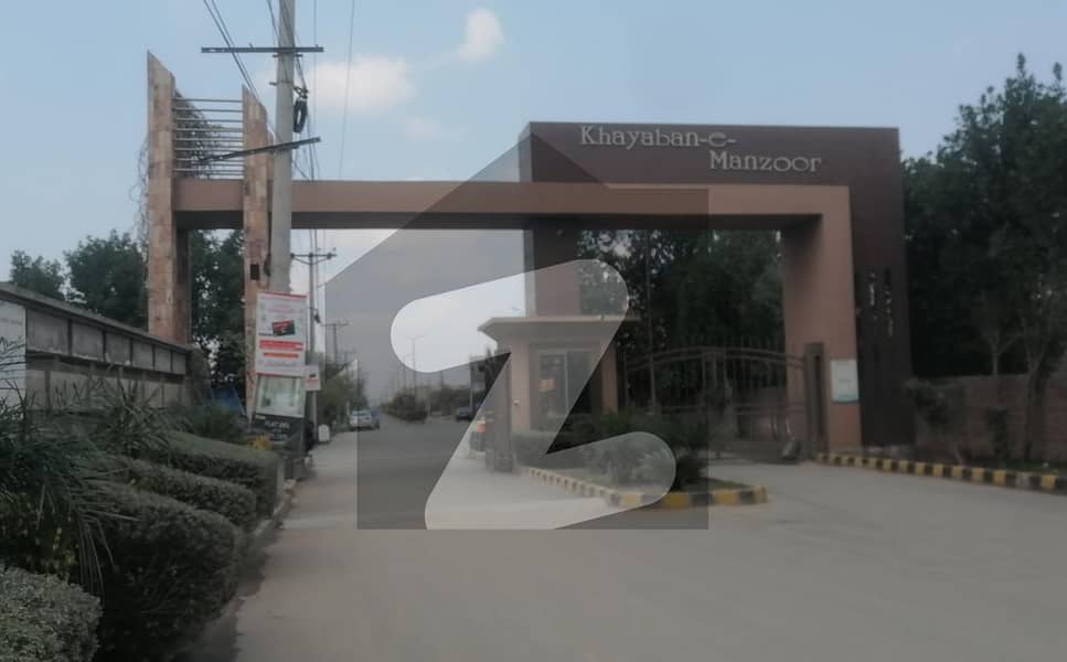 Facing Park 2.7 Marla Commercial Plot For sale Available In Khayaban-e-Manzoor