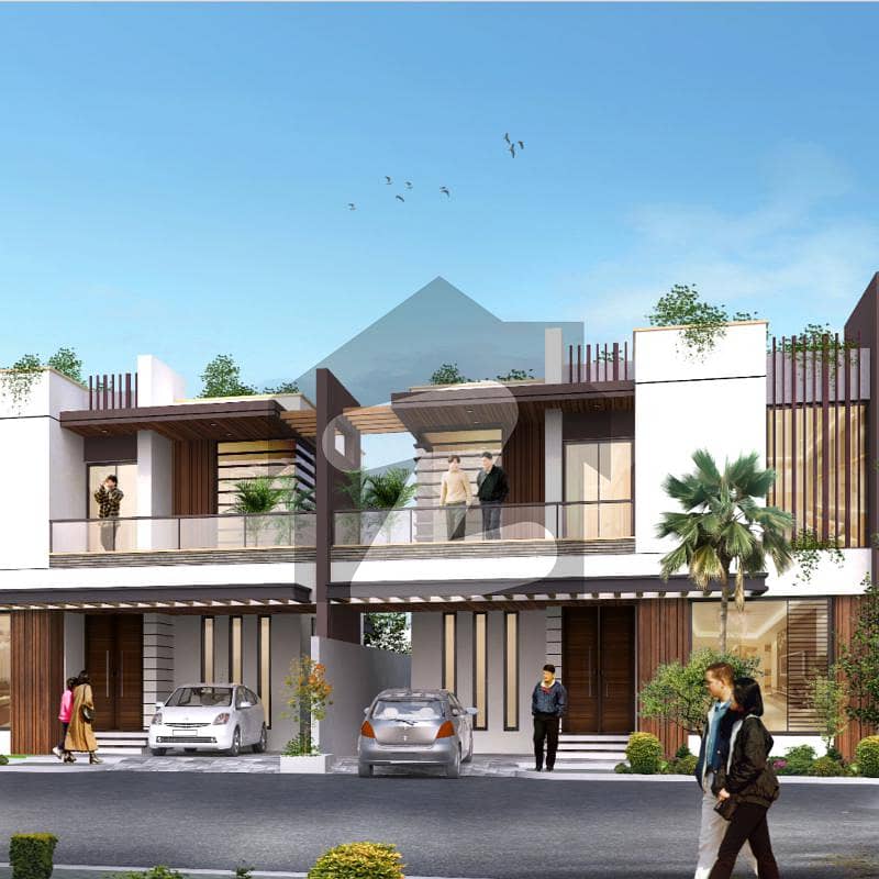 Road Facing, 4 Bed West Open Villa In Bahria Town Precinct 10b With Swimming Pool And Garden