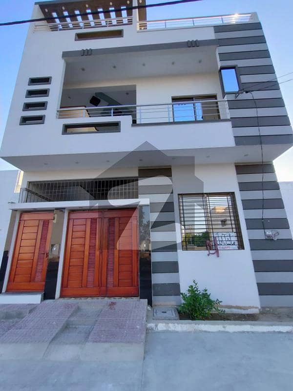 گلشنِ معمار - سیکٹر کیو گلشنِ معمار,گداپ ٹاؤن,کراچی میں 4 کمروں کا 5 مرلہ مکان 1.9 کروڑ میں برائے فروخت۔