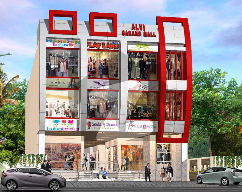 Shop For Rent In Alvi Grand Mall Zarrar Shaheed Road - 92 Sq Ft Approx - First Floor