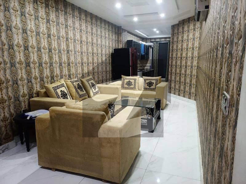 One Bed Great Furnished Apartment is Available for Rent in Sector D Bahria Town Lahore