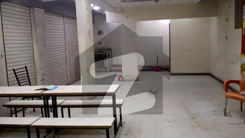 Shop For Rent 16x26 With Washroom Main Road Facing In Gulshan E Iqbal Block 13-b