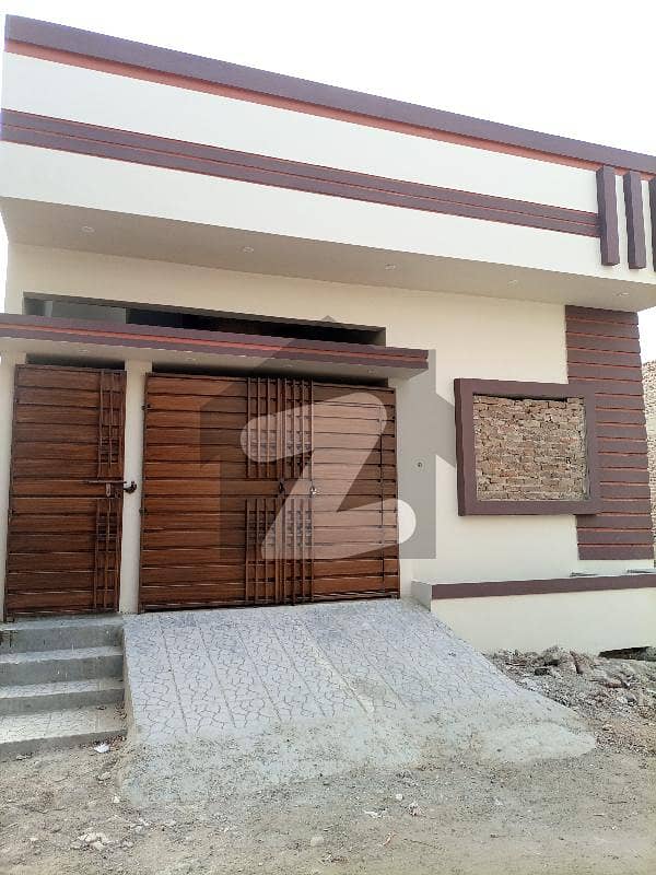 120 Sq Yards Brand New Single Storey Bungalow Available For Sale.