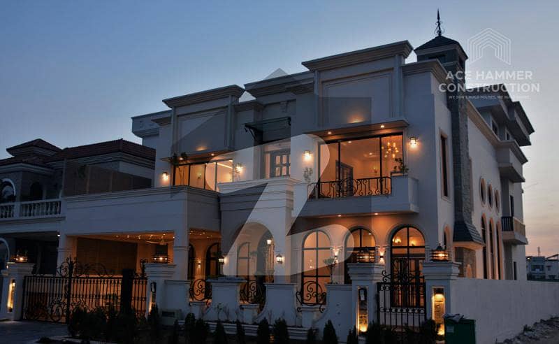 1 Kanal Brand New Mediterranean Style Designer House is Available for Sale in D12