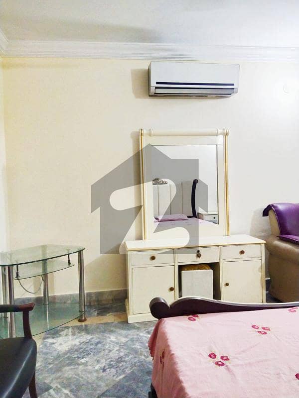 Fully Furnished Flat For Rent College Road Women Ladies University Madina Town Faisalabad Society Boundary Wall
